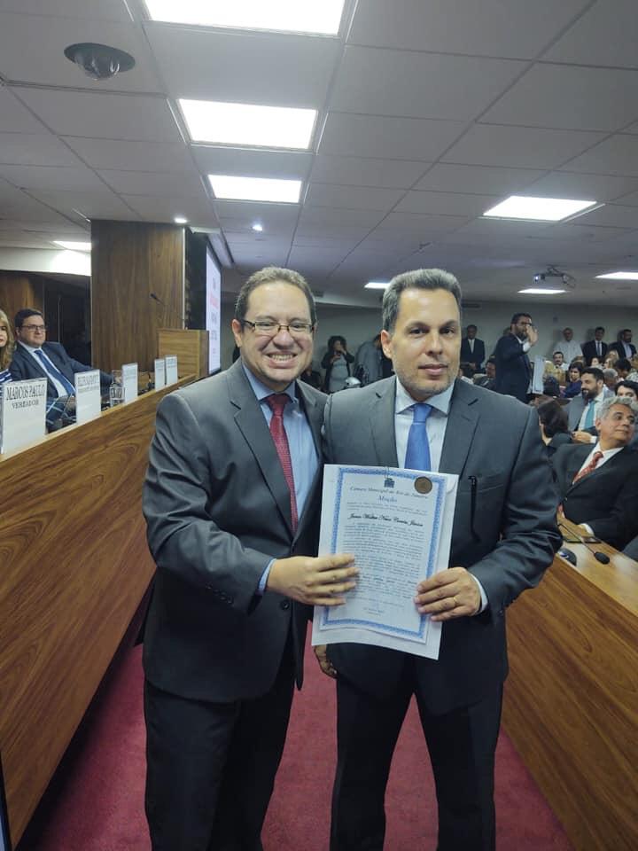 Criminalista James Walker recebe Nova Moção da Câmara dos Vereadores do Rio de Janeiro