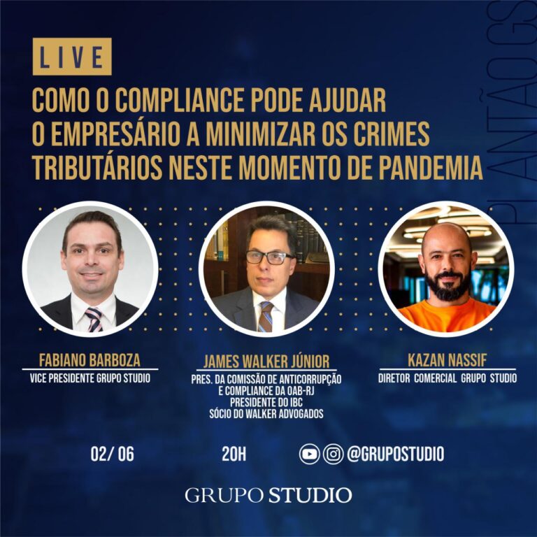 James Walker será Palestrante da Live do Grupo Studio