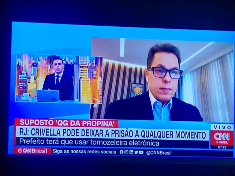 Professor James Walker Esclarece Aspectos da Prisão do Prefeito Crivella a Pedido da CNN Brasil