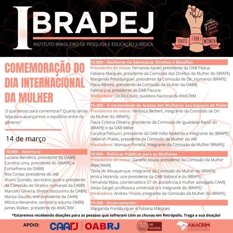 CRIMINALISTA JAMES WALKER NA MESA DE ABERTURA DE EVENTO APOIADO PELA ANACRIM EM ALUSÃO AO DIA INTERNACIONAL DA MULHER