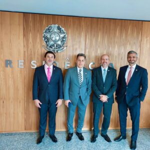 CRIMINALISTA JAMES WALKER É RECEBIDO NA PRESIDÊNCIA DO STJ PARA REUNIÃO INSTITUCIONAL